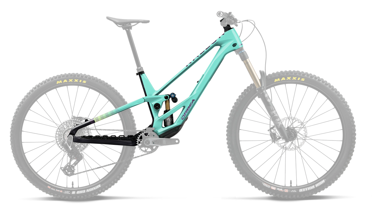 Orbea Cuadro Rallon 450 Enduro 2027 Aloha Green/Fantasy Purple Carbon View Gloss