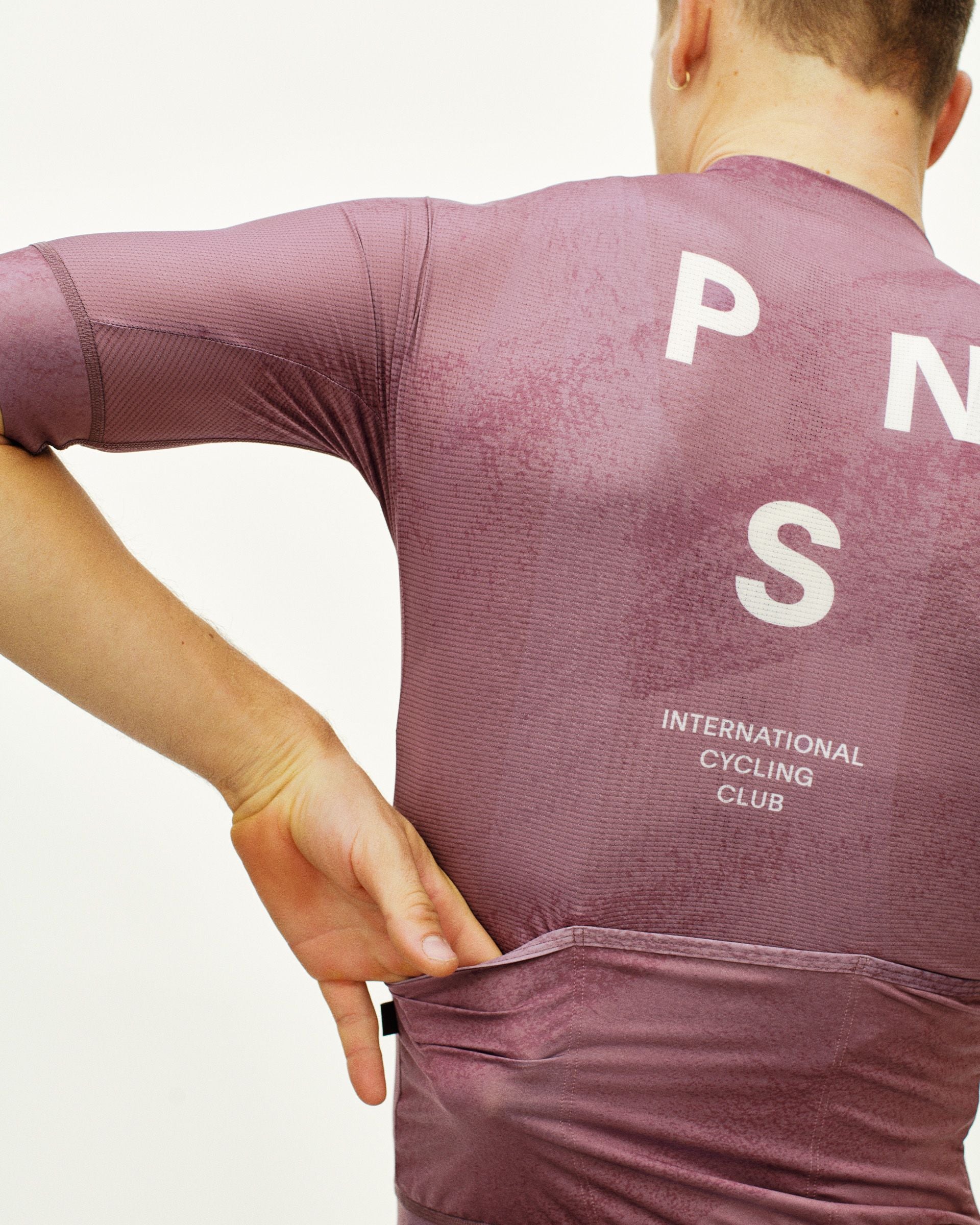 Maillot Manga Corta Pas Normal Studios Mechanism Hombre AOP Dark Mauve #6