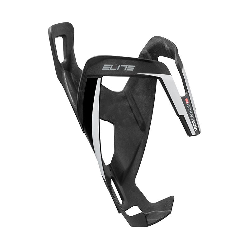 Portabidon Elite Vico Carbono Negro Mate Blanco