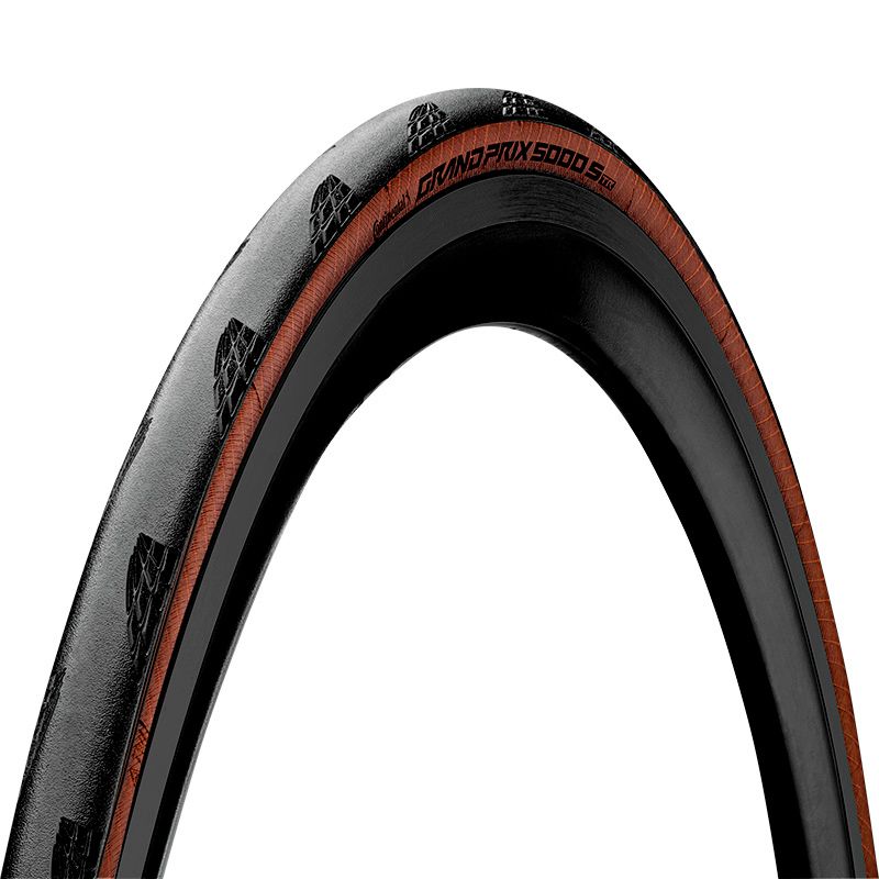 Grand Prix 5000 S Neumático Carretera Continental 700X28C Tubeless Ready Plegable Negro/Transparente